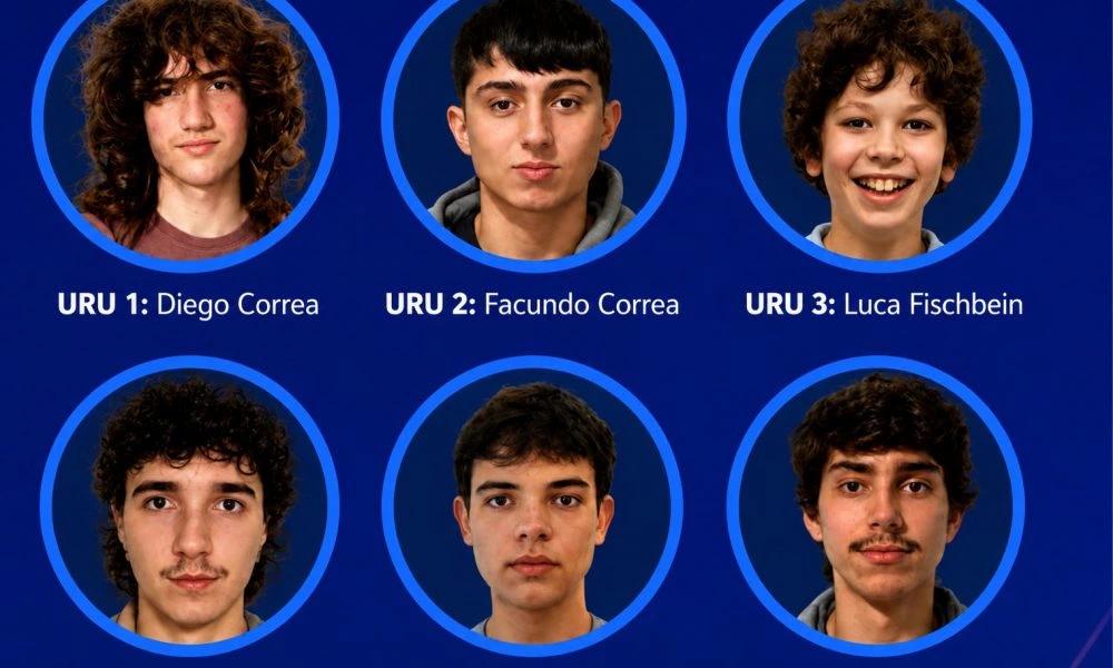 De Carmelo a China: Juan Martín González integrará la selección uruguaya en la IMO