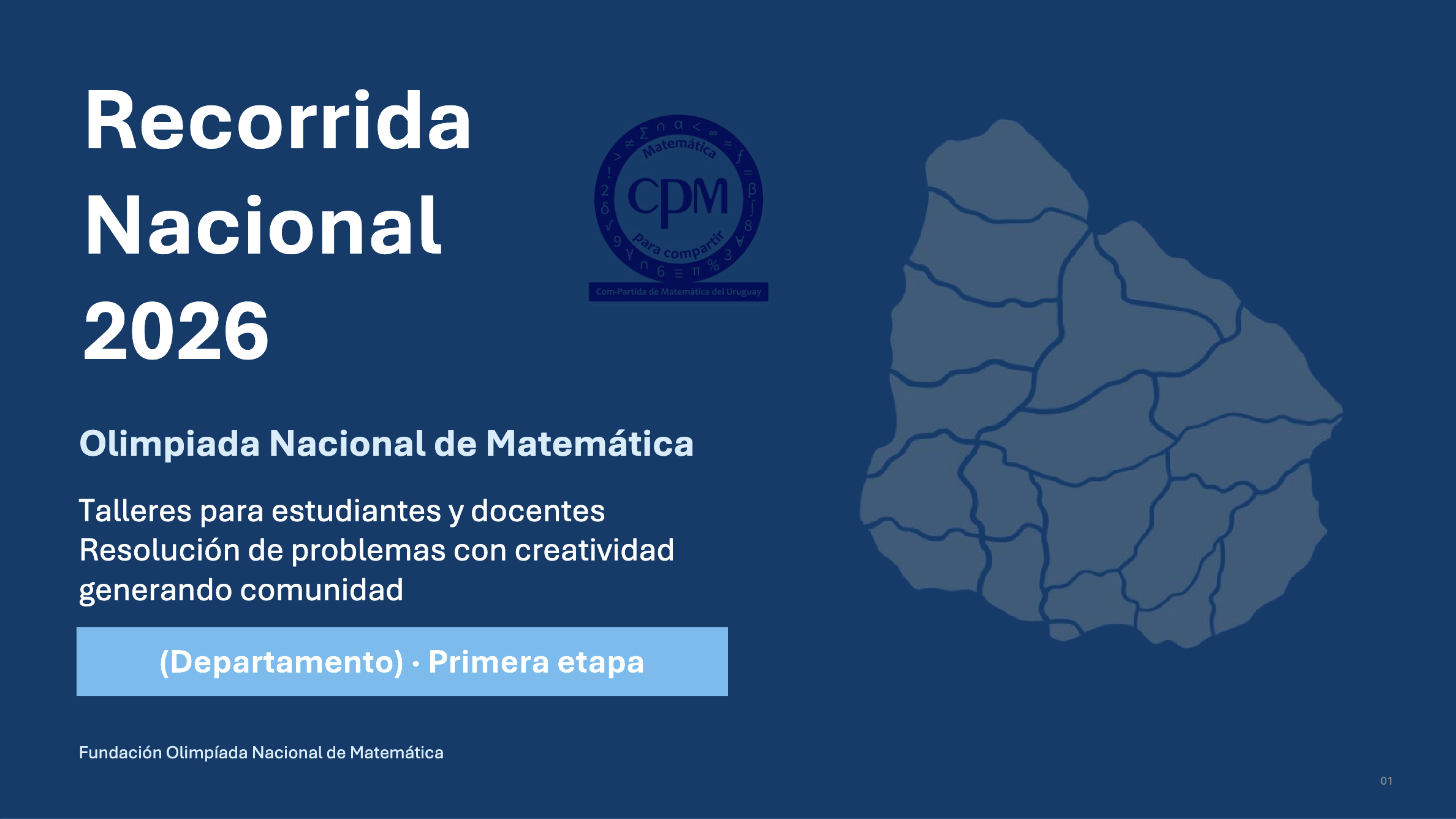 Recorrida Nacional 2026 - slide 1