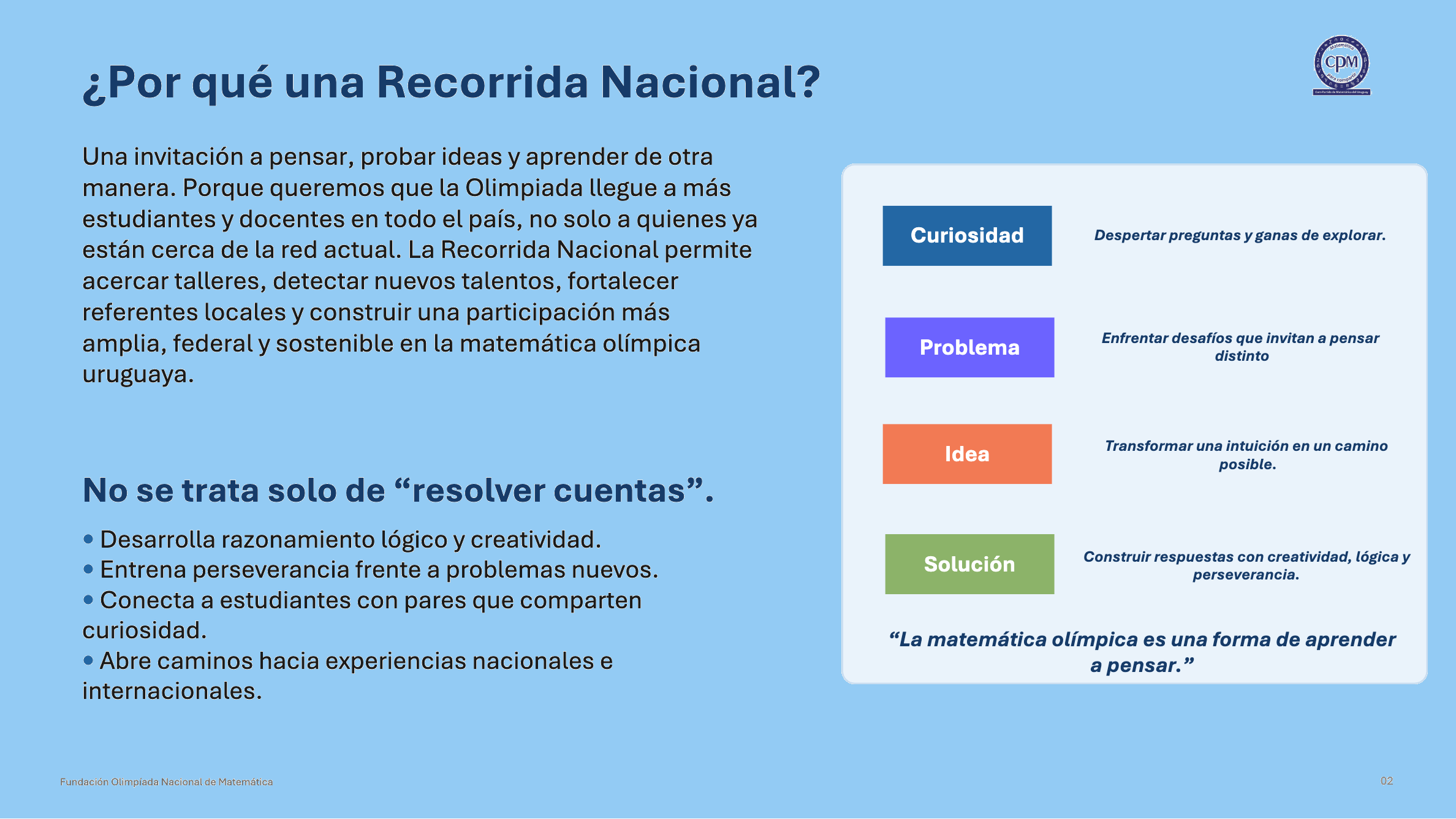Recorrida Nacional 2026 - slide 3