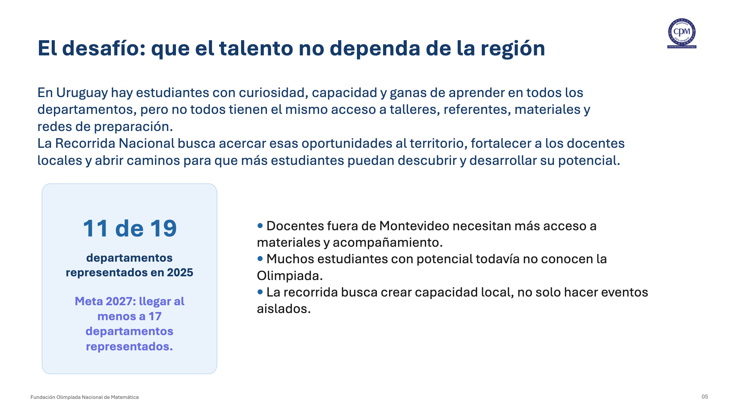 Recorrida Nacional 2026 - slide 4